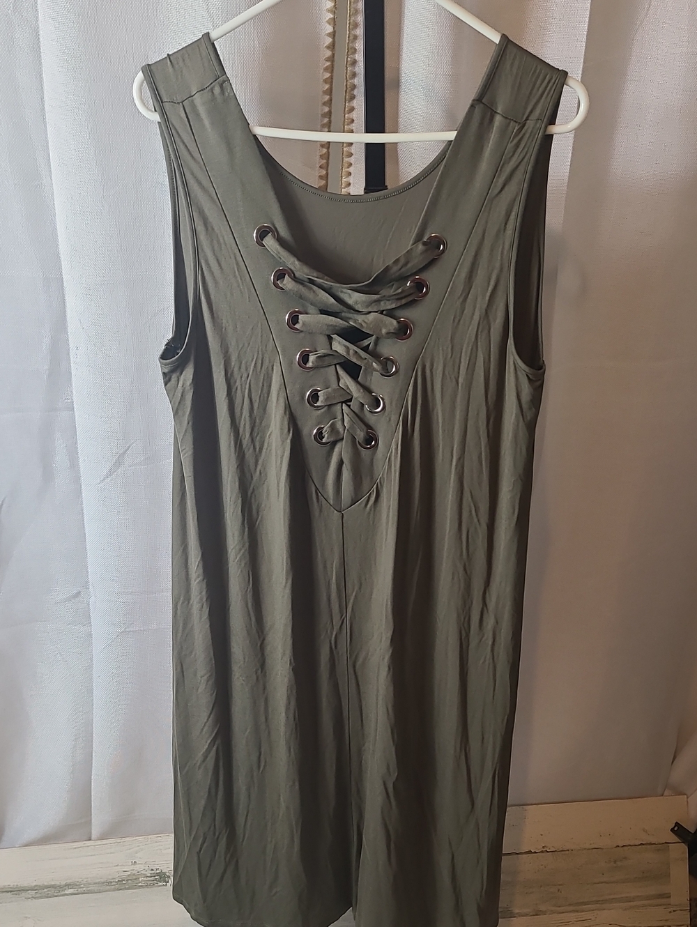 Cable & Gauge Woman Sleeveless Knit Midi Dress Size 1x.  New - Picture 4 of 4